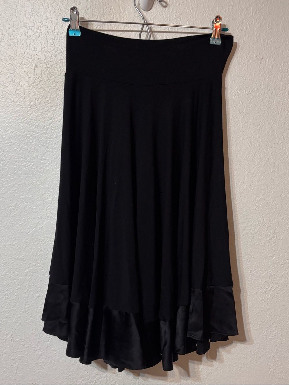 Rachel Pally Satin Hem Midi Skirt Medium